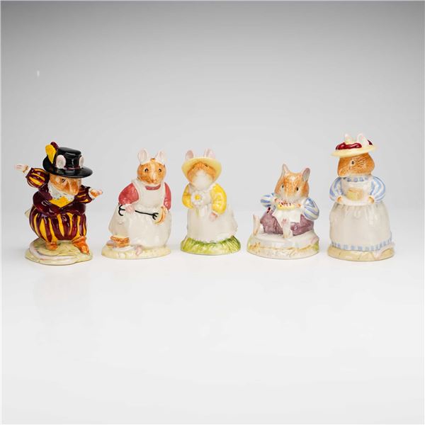 Five Royal Doulton Brambly Hedge Figurines