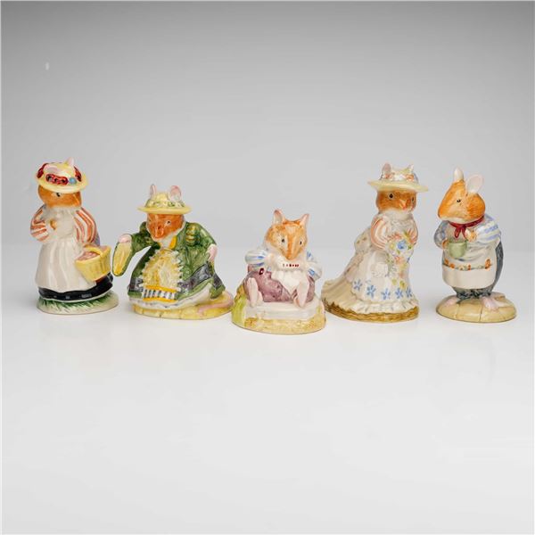 5pc Royal Doulton Brambly Hedge Figurines