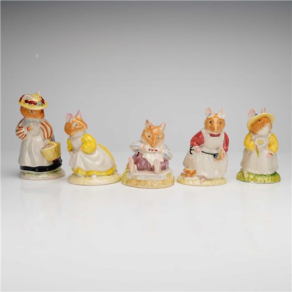 5pc Royal Doulton Brambly Hedge Figurines