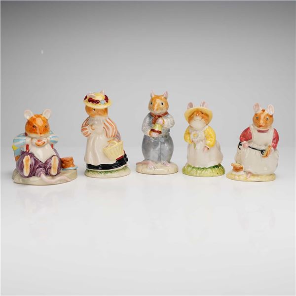 5pc Royal Doulton Brambly Hedge Porcelain Figurines