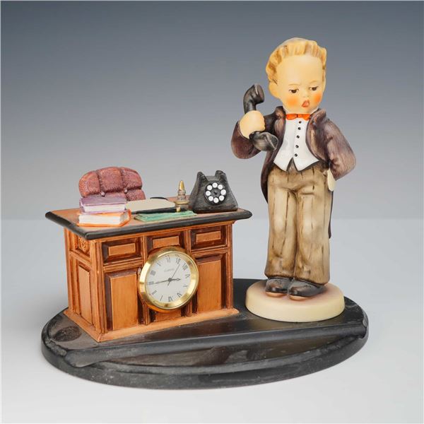 Goebel Hummel Hello Figurine and Just Business Desk Display Set