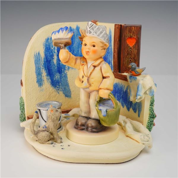 Goebel Hummel, One Coat or Two? Figurine and Painting Pals Hummelscape