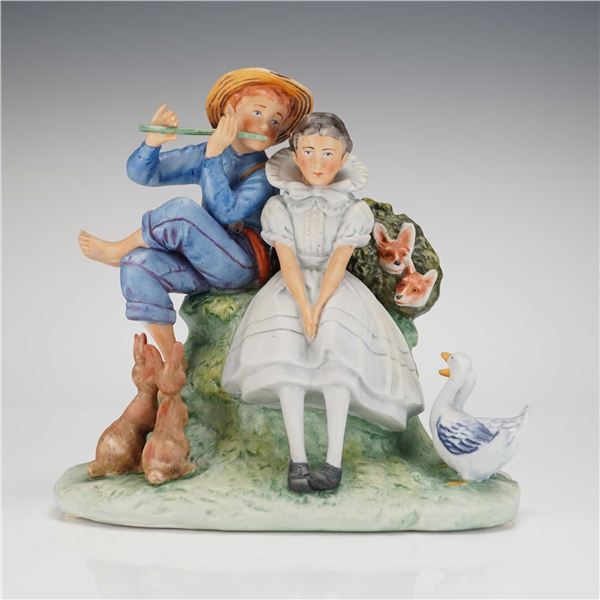 Gorham Figurine Inspired by Norman Rockwell, Sweet Song So Young