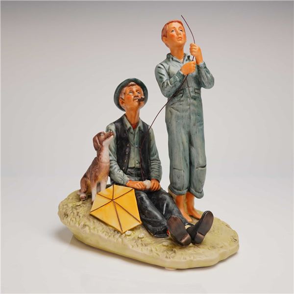 Gorham Norman Rockwell First Edition Spring Soaring Spirits Figurine