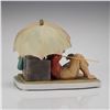 Image 2 : Gorham Porcelain Figurine Norman Rockwell Summer Fishermans Paradise