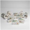 Image 4 : 10pc Assorted Japanese & English Porcelain Floral Place Card Holders and Shakers, Including Lefton a