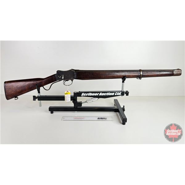 SHOTGUN: Greener Mark III : 14ga Special Bore Police Ammo : Lever Falling Block (Martini Style) (BBL