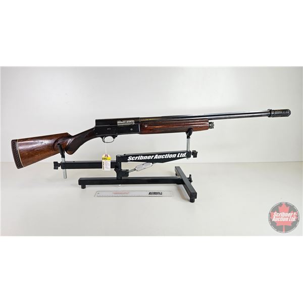 SHOTGUN: Browning Auto 5 : Belgium : 12ga (2-3/4")  : Adjustable Choke : Semi-Auto (BBL 25-5/8") (S/