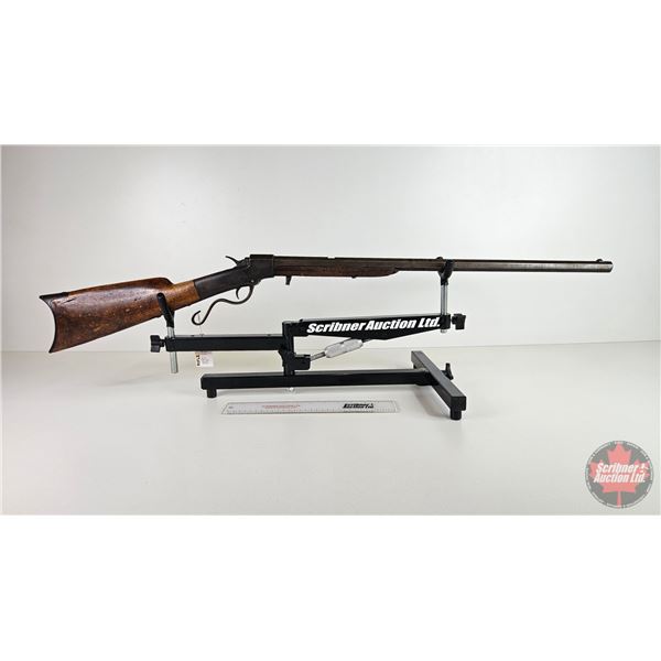 RIFLE: Ballards Oct BBL : Falling Block : Lever Action : Unknown Caliber (BBL 26") (S/N#NA) (Note:  