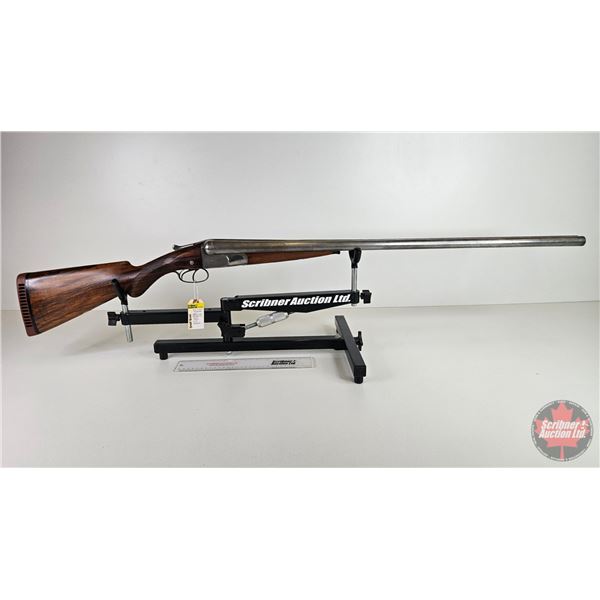 SHOTGUN: WW Greener 12ga : Side x Side Damascus : Break Action (BBL 32") (S/N#33292)