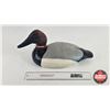 Image 2 : Wooden Duck Decoy (Consignor Tag - Working Canvas Back Drake Signed Sid 7) (Measures : 7-1/2"H x 7"W