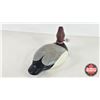 Image 4 : Wooden Duck Decoy (Consignor Tag - Working Canvas Back Drake Signed Sid 7) (Measures : 7-1/2"H x 7"W