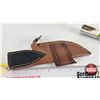Image 10 : Combo (2) : - Knife (Consignor Tag - Stainless 440 Steel Skinner Bone Handle) w/ Leather Sheath (Tot