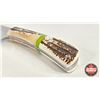 Image 7 : Combo (2) : - Knife (Consignor Tag - Stainless 440 Steel Skinner Bone Handle) w/ Leather Sheath (Tot