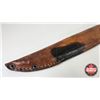 Image 10 : Knife w/Leather Sheath (Consignor Tag - J. Marttiini Large Filleting Knife Finland) (Total Length: 1