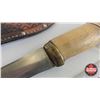 Image 3 : Knife w/Leather Sheath (Consignor Tag - J. Marttiini Large Filleting Knife Finland) (Total Length: 1