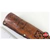 Image 6 : Knife w/Leather Sheath (Consignor Tag - J. Marttiini Large Filleting Knife Finland) (Total Length: 1