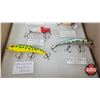 Image 2 : Vintage Lures : (7 pcs) : Incl :  - Heddon - Cotton Cardell - Pflueger  - Fred Arbogast