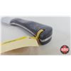 Image 5 : Knife w/Leather Sheath (Consignor Tag - Stainless Skinner Snakeskin Laminate Leather Sheath) (Total 