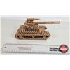 Image 5 : Bullet Shell Casing Metal Sculpture : Military Tank:  (Measures : 5"H x 5"W x 10"L)