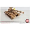 Image 6 : Bullet Shell Casing Metal Sculpture : Military Tank:  (Measures : 5"H x 5"W x 10"L)