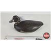 Image 3 : Wooden Duck Decoy (Consignor Tag - Blue Bill Hen) (Measures: 5"H x 6"W x 12"L)