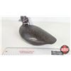 Image 4 : Wooden Duck Decoy (Consignor Tag - Blue Bill Hen) (Measures: 5"H x 6"W x 12"L)