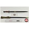 Image 1 : Enfield SMLE P- 1907 Bayonet w/Scabbard (Total Length of Bayonet : 21-1/2")