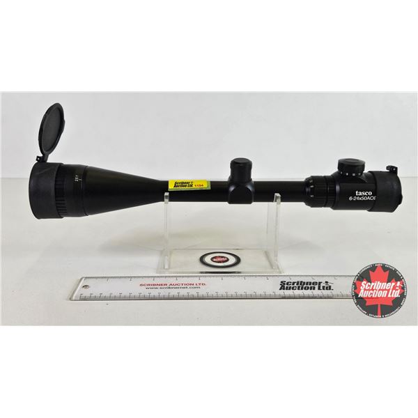 Tasco 6 - 24 x 50 AOE Rifle Scope (Measures : 16-1/2"L)