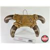 Image 4 : Hat Rack Made from Cattle Horns (Measures: 14"H x 22"W x 9"D)