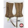 Image 1 : Gaiters : Canvas  (Measures: 14"H)