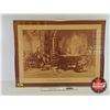 Image 1 : Sepia-Toned Framed Print : Furniture Manufacturer From Oregon (Measures : 22"H x 30"W)