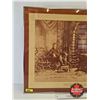Image 2 : Sepia-Toned Framed Print : Furniture Manufacturer From Oregon (Measures : 22"H x 30"W)