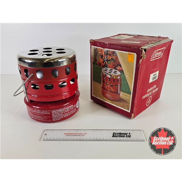 Coleman Quick-Lite Catalytic Heater (c/w Original Box) (Box Measures : 10"H x 9"W x 9"D)