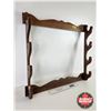 Image 3 : Horizontal Gun Rack : 4 Place (Wood) (Measures : 24"H x 26"W x 4"D)