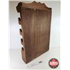 Image 5 : Wooden Gun Rack : 4 Place : w/Bottom Storage (Measures : 39"H x 25"W x 6-1/4"D)