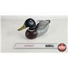 Image 1 : Wooden Duck Decoy (Consignor Tag - Hand Carved Painted Mallard Drake Signed Jessie I. Vaughn 1989 ) 