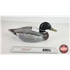 Image 4 : Wooden Duck Decoy (Consignor Tag - Hand Carved Painted Mallard Drake Signed Jessie I. Vaughn 1989 ) 