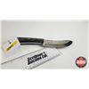 Image 5 : Knife w/Leather Sheath  (Consignor Tag - Stainless Skinner Laminate Handle) (Total Length of Knife :