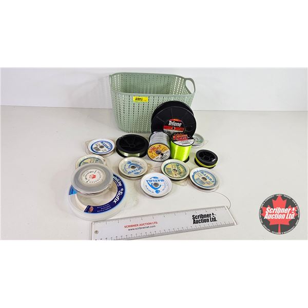 Variety of Fishing Line (14 spools) (SEE PICS)