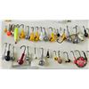 Image 13 : Fishing Combo: - Small Spoons in Plastic Case (33) - Jigs in Plastic Case (176) - Normark Filleting 