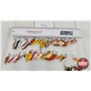 Image 22 : Fishing Combo: - Small Spoons in Plastic Case (33) - Jigs in Plastic Case (176) - Normark Filleting 
