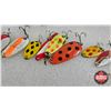 Image 24 : Fishing Combo: - Small Spoons in Plastic Case (33) - Jigs in Plastic Case (176) - Normark Filleting 