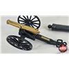Image 2 : Cast Iron Canon Ornament From Fort Laramie w/Extra Canon Barrel