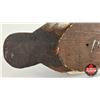 Image 8 : Wooden Duck Decoy : (Consignor Tag - Working Blue Bill c. 1950) (Measures : 6"H x 5-1/2"W x 13"L)