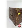 Image 4 : Plywood Box w/Hinged Lid (Measures : 11"H x 48"W x 12"D)