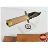 Image 2 : Knife w/Leather Sheath : Stainless Bowie Knife (Total Length of Knife : 12")