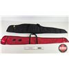 Image 1 : Soft Shell Gun Cases (2)  - Red (42"L ) - Black (46"L)