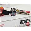 Image 4 : Commemorative Tin Box Set : Dale Earnhardt Jr. Folding Knife and Lighter