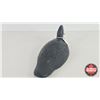 Image 3 : Wooden Duck Decoy (Consignor Tag - Black Hen Decoy c. 1930's) (Measure : 5"H x 5-1/2"W x 14"L)